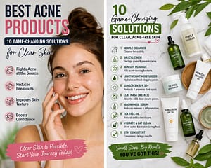 Best Acne Product routine for acne-prone skin with simple skincare steps and natural acne treatment.